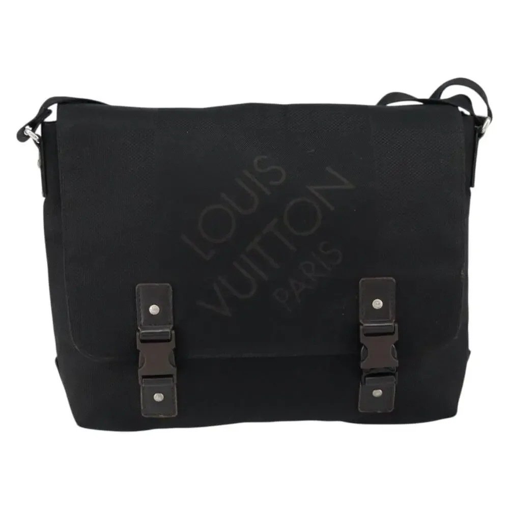 Louis Vuitton Damier Geant Roux Shoulder Bag Black